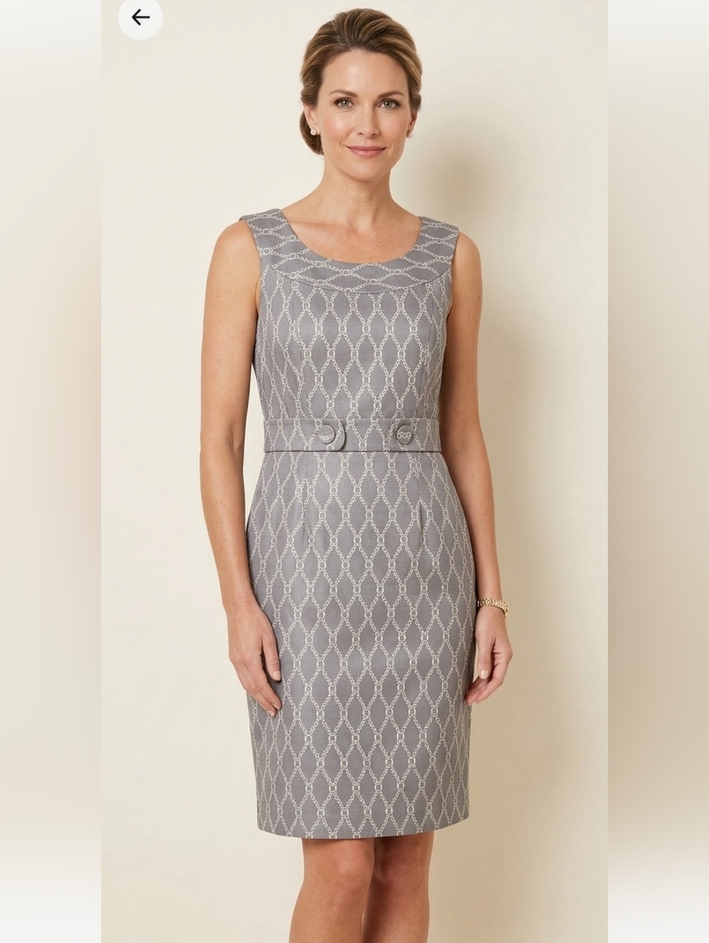 Robbie Bee Women's Printed Sleeveless Dress Size 6